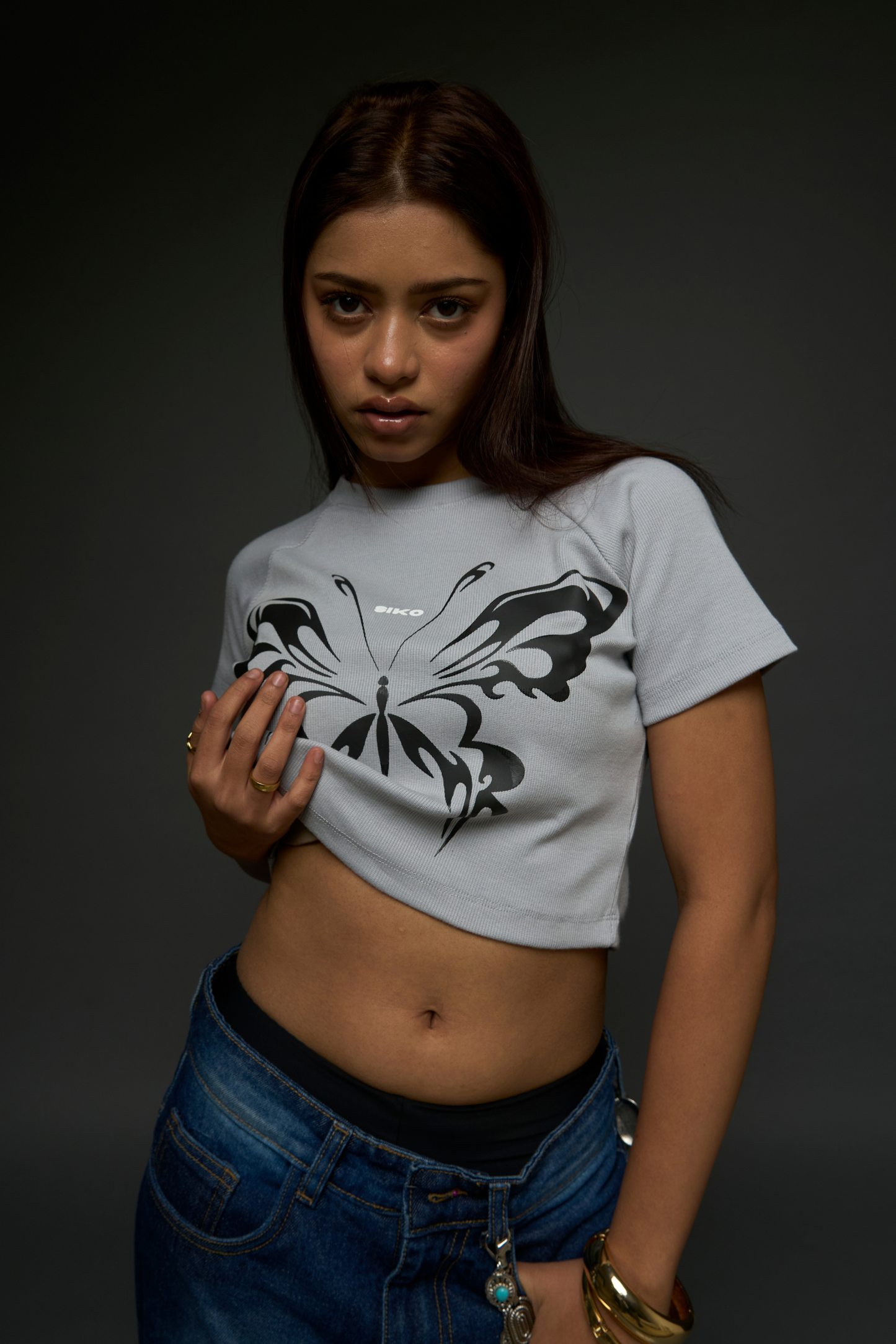 BUTTERFLY CROP TOP