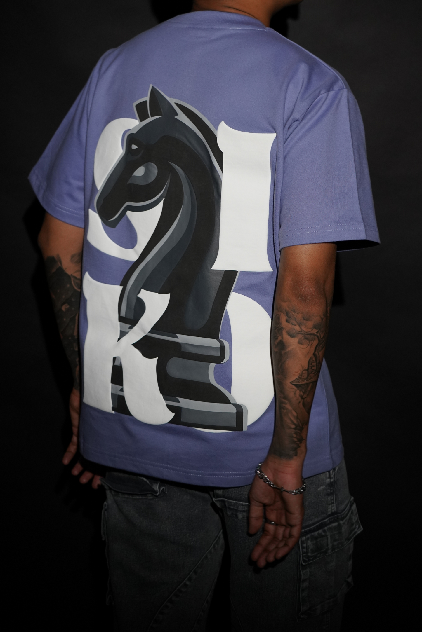 THE KNIGHT PURPLE TEE
