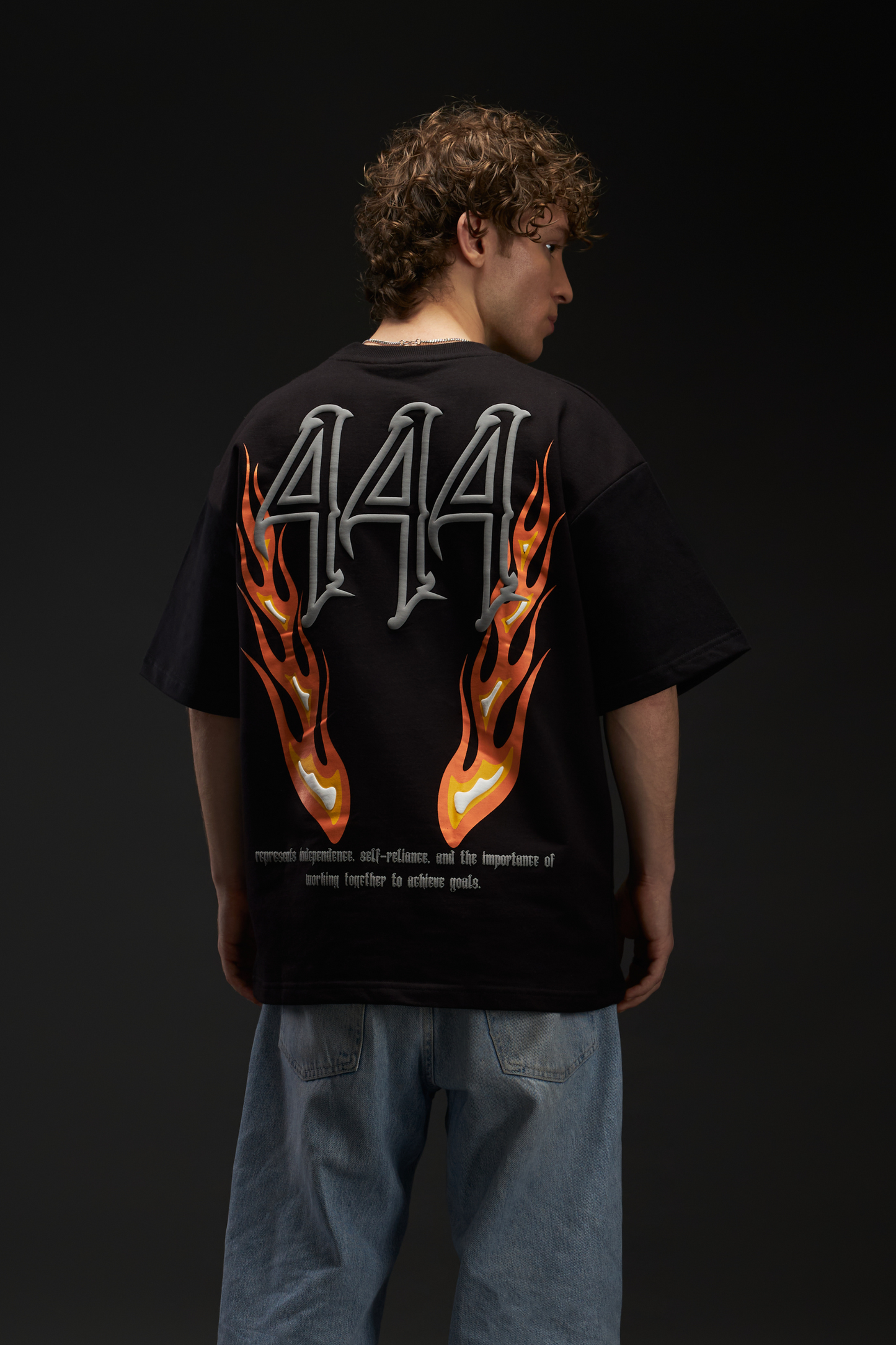444 BLACK TEE