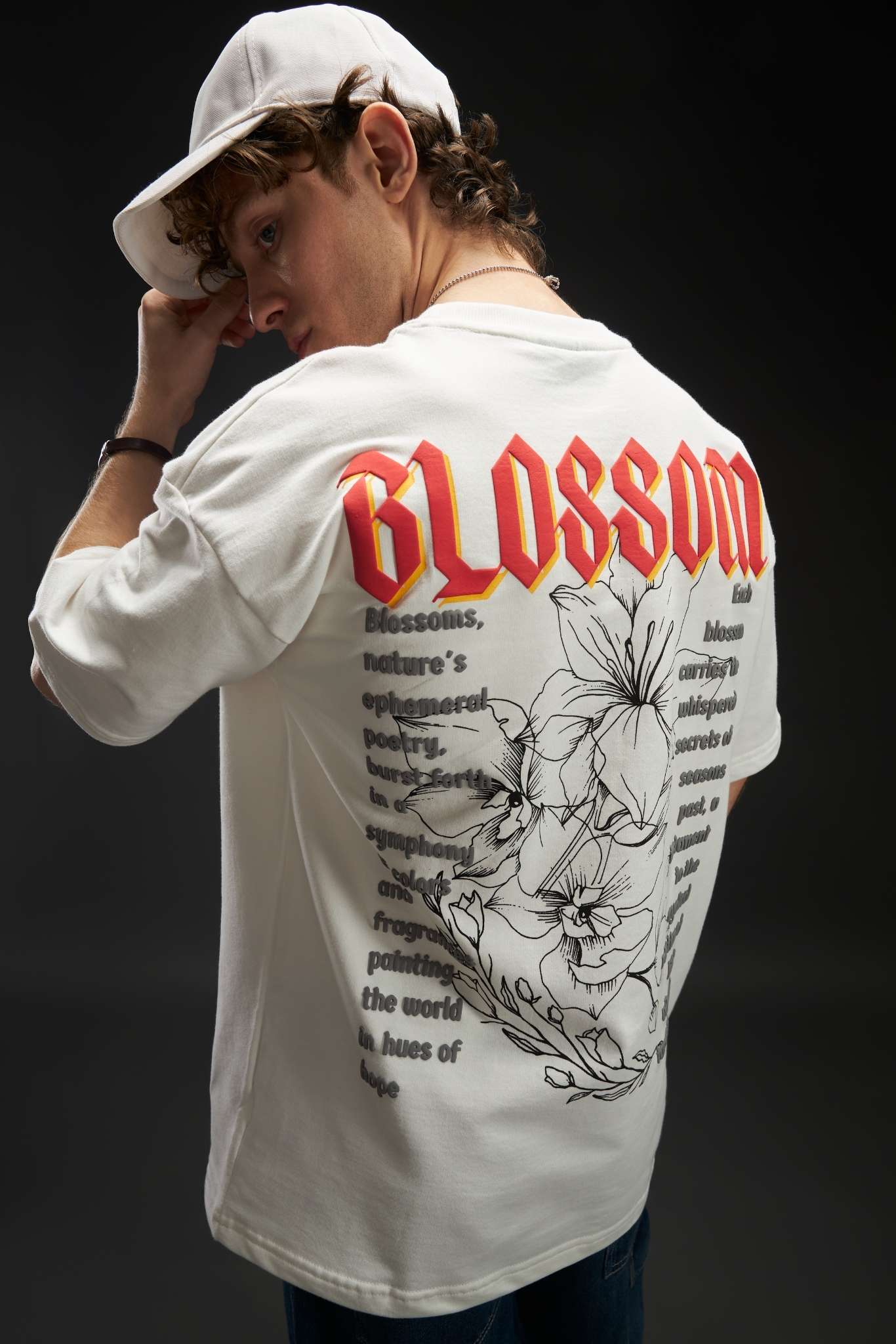 BLOSSOM OFF WHITE TEE