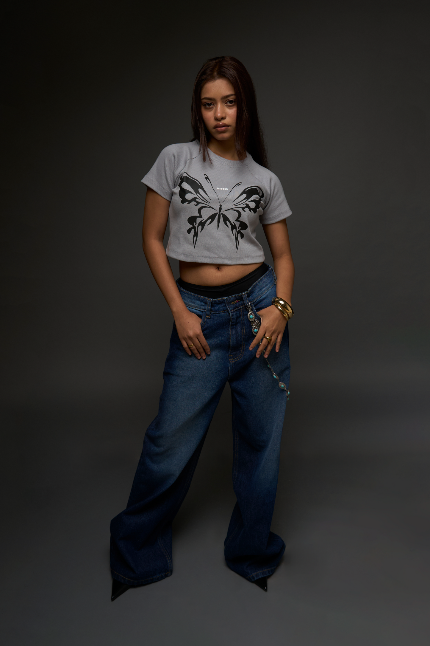 BUTTERFLY CROP TOP
