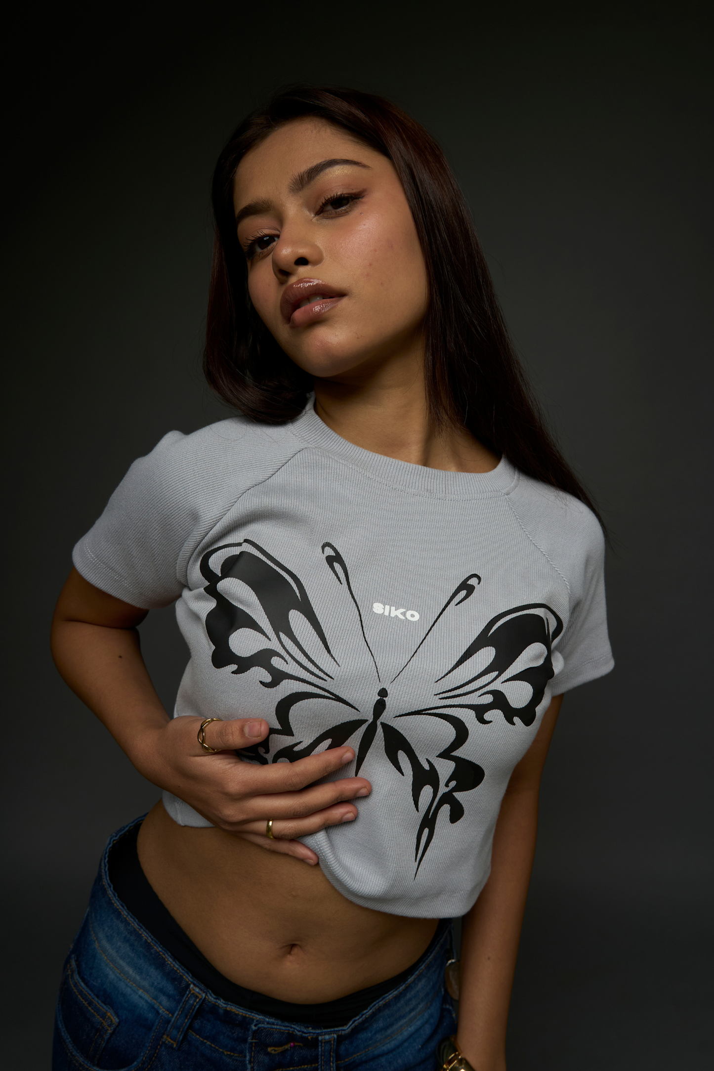 BUTTERFLY CROP TOP