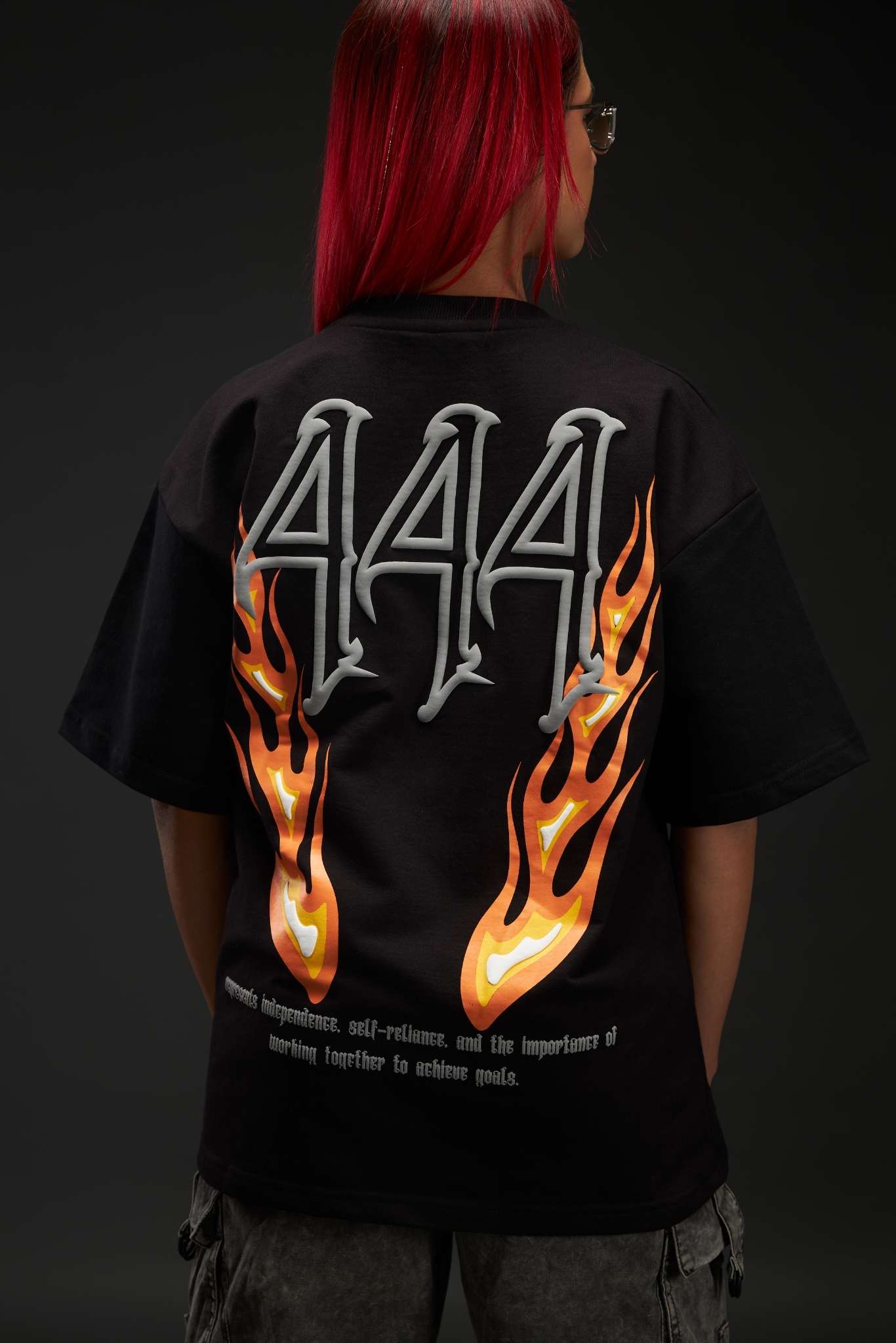 444 BLACK TEE