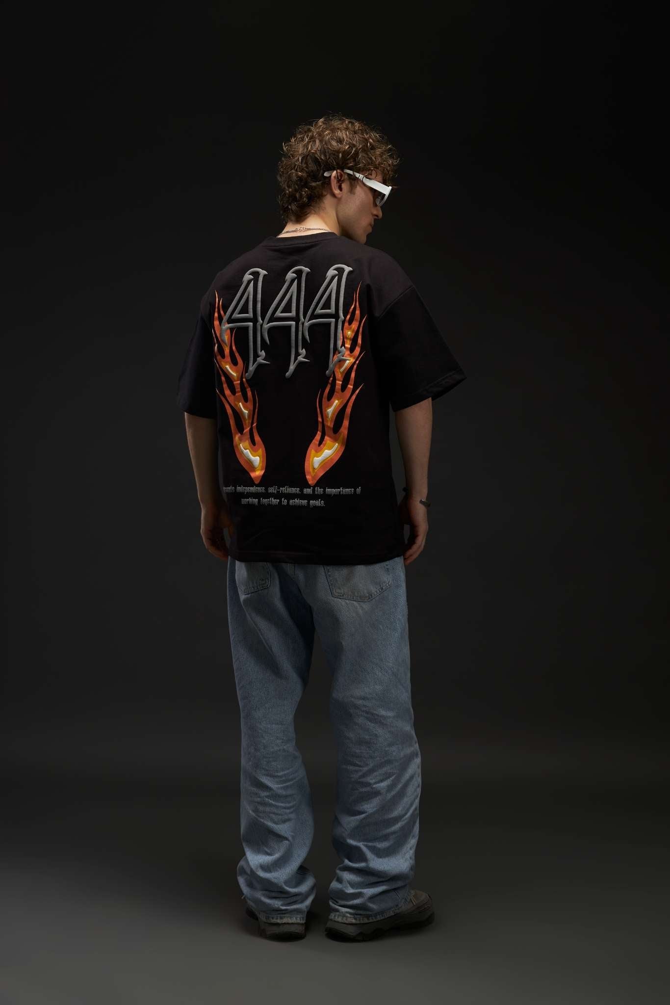 444 BLACK TEE