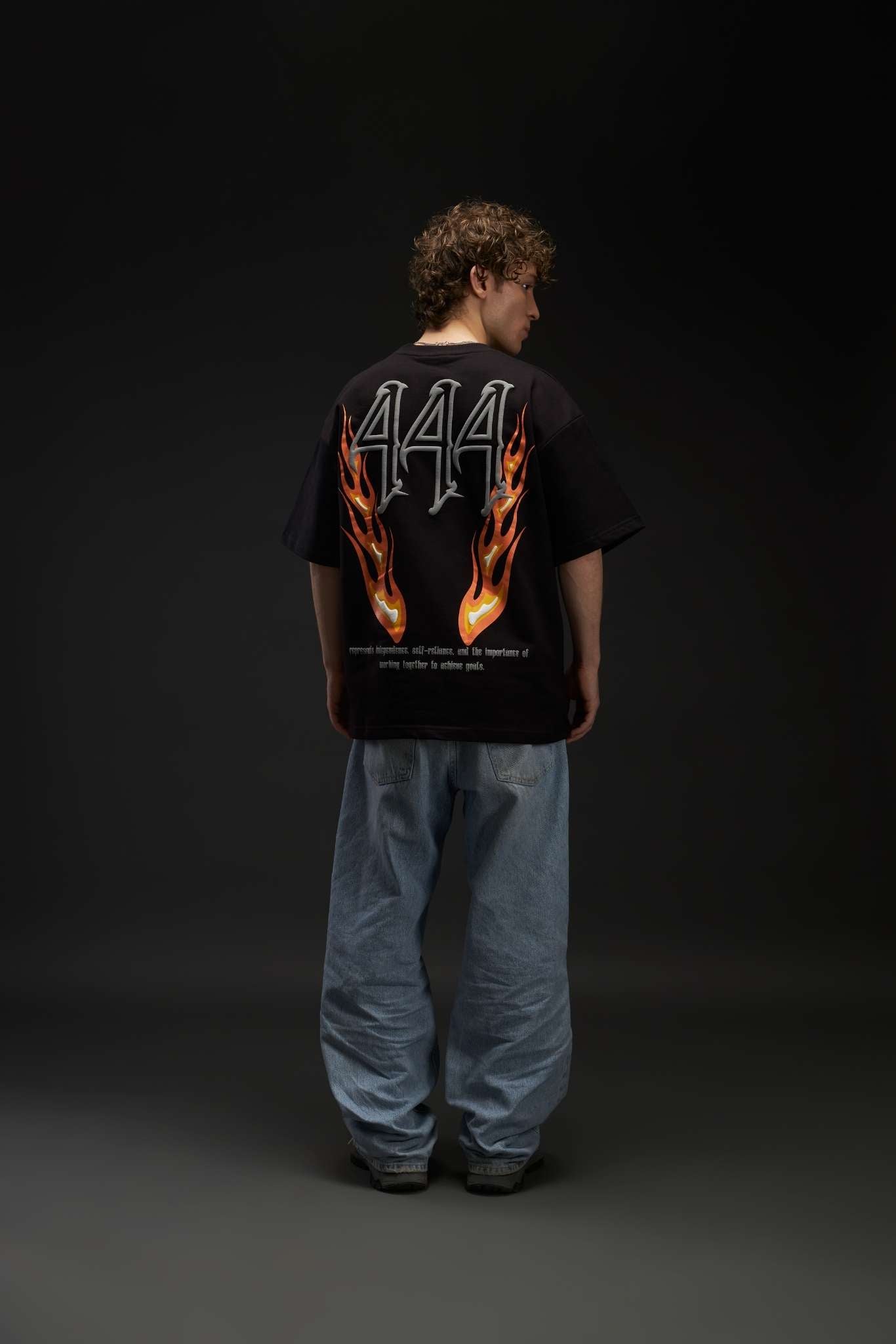 444 BLACK TEE