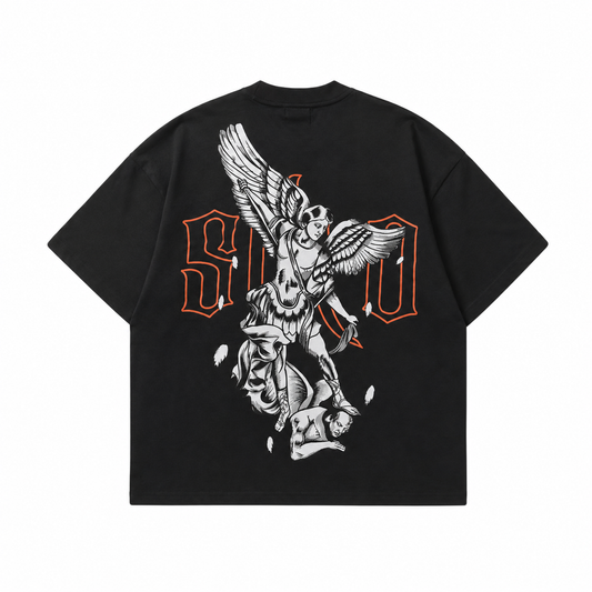 GREEK 999 BLACK TEE