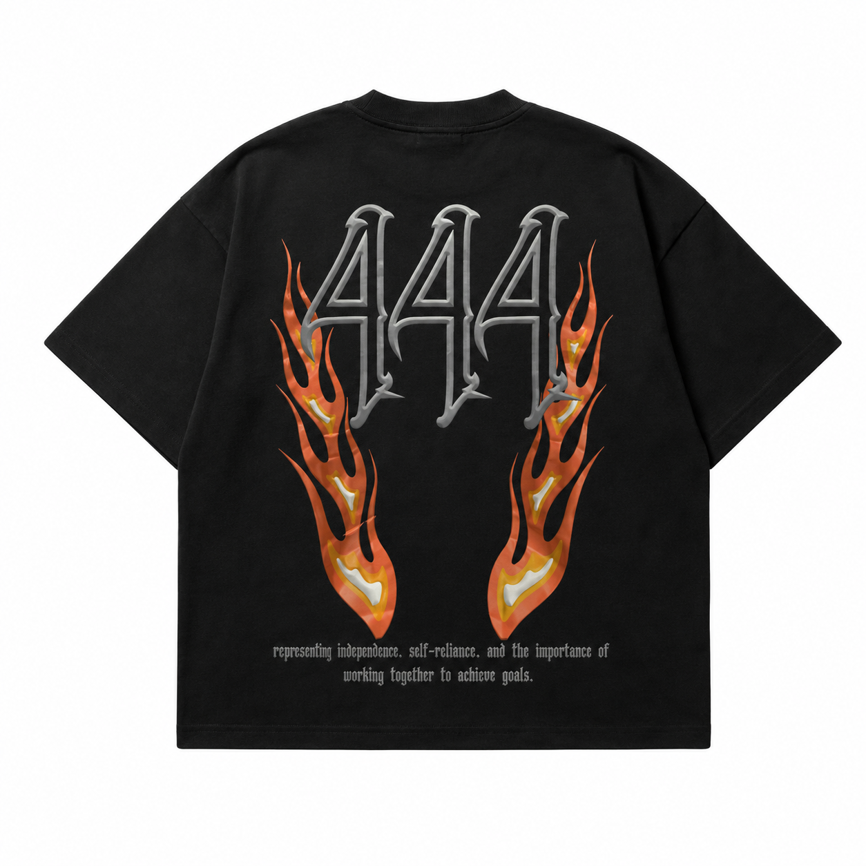 444 BLACK TEE