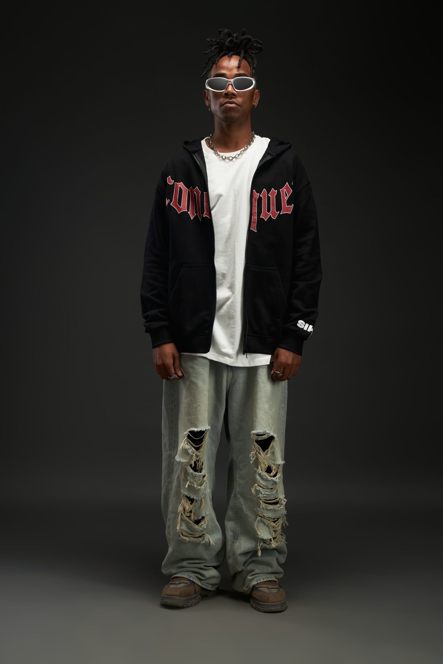 CONQUER REULAR FIT ZIPPER