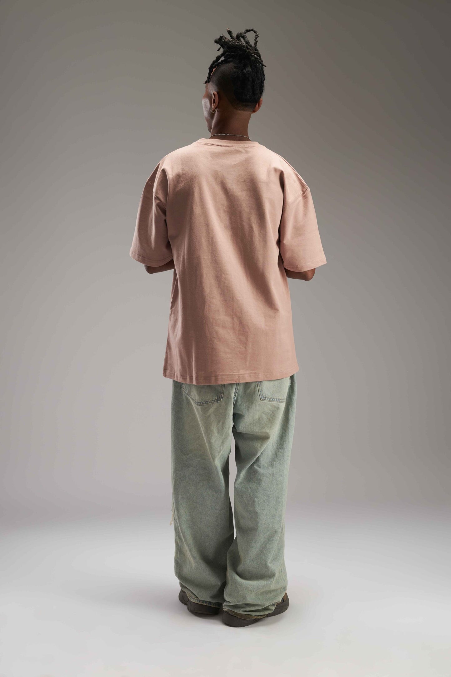 ONION PINK BASIC OVERSIZED TEE