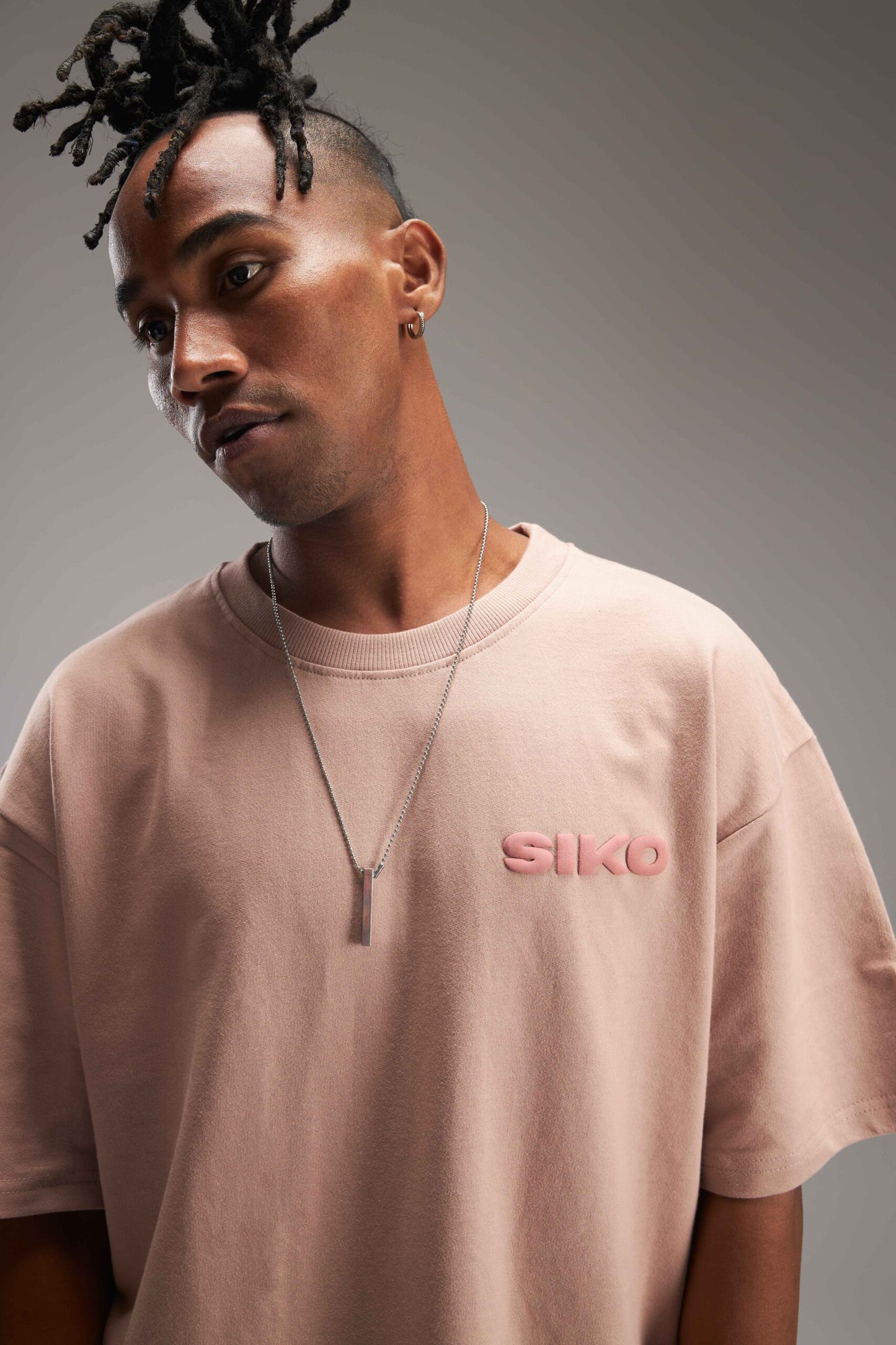 ONION PINK BASIC OVERSIZED TEE