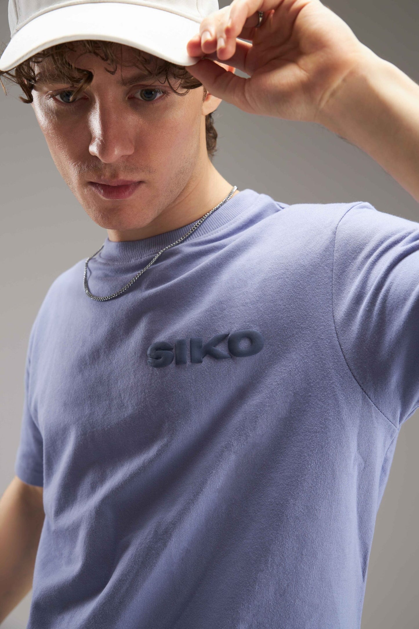 ICE BLUE BASIC REGULAR FIT TEE