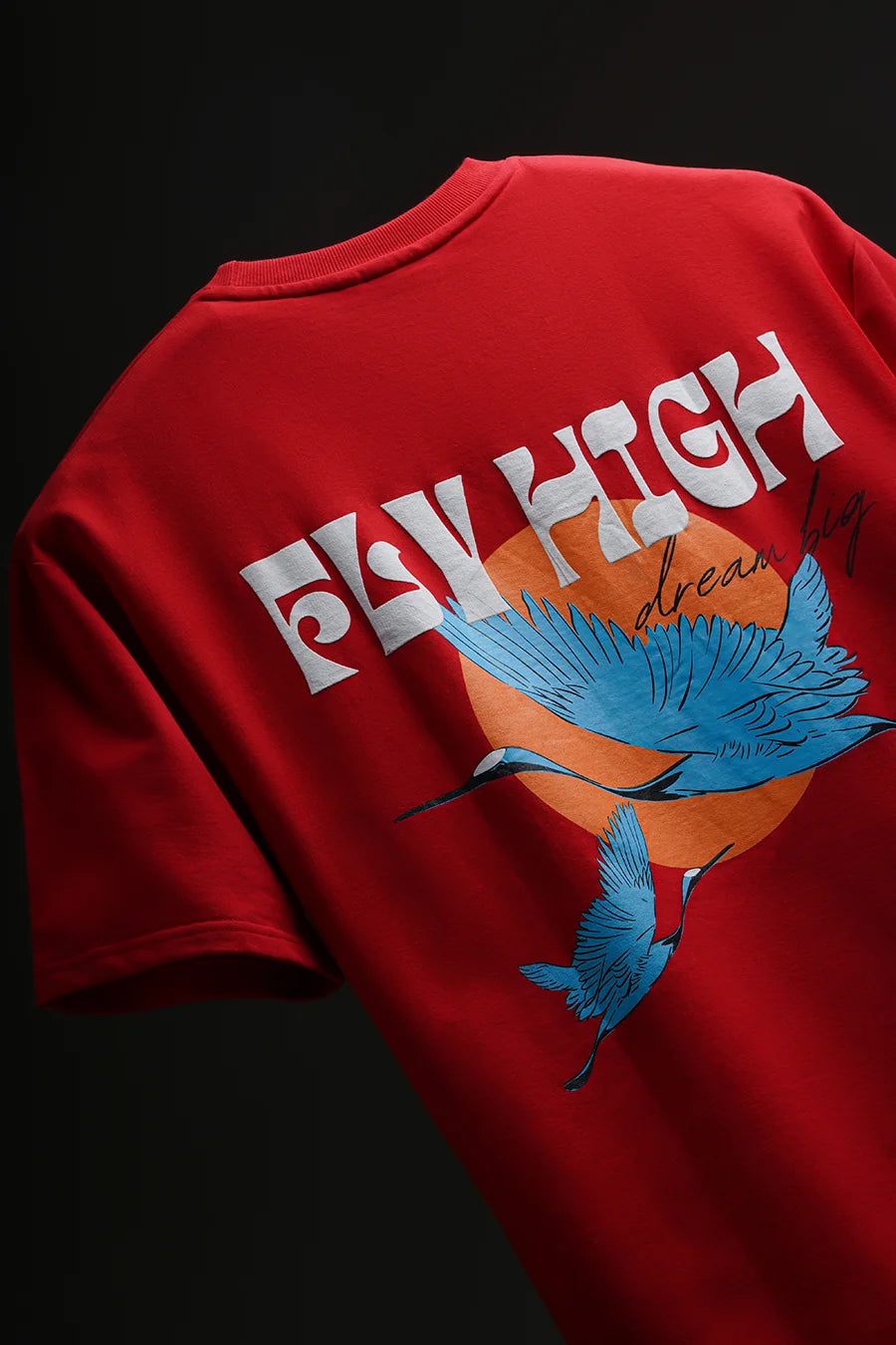 FLY HIGH RED TEE