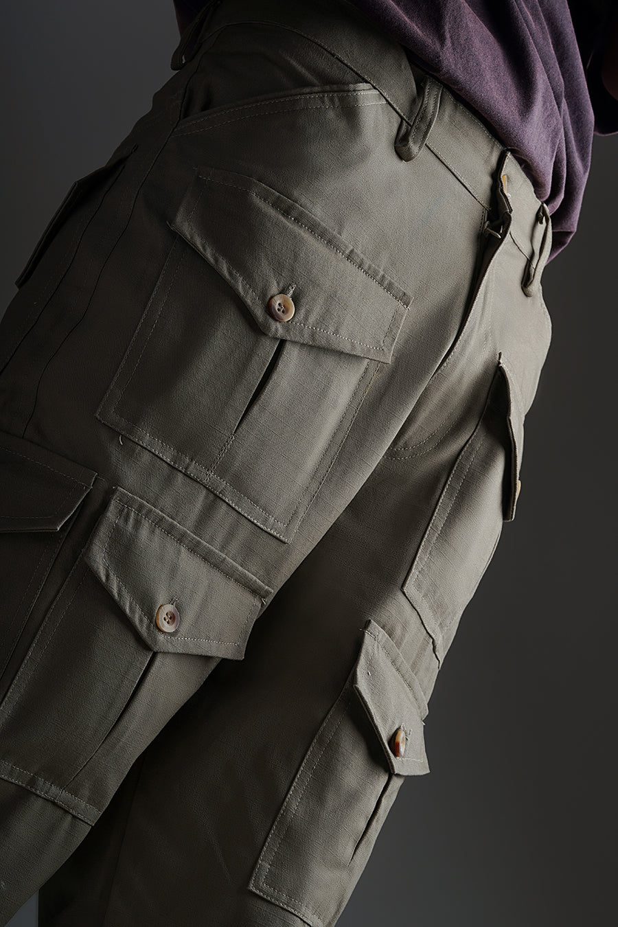 OLIVE GREEN CARGO PANTS