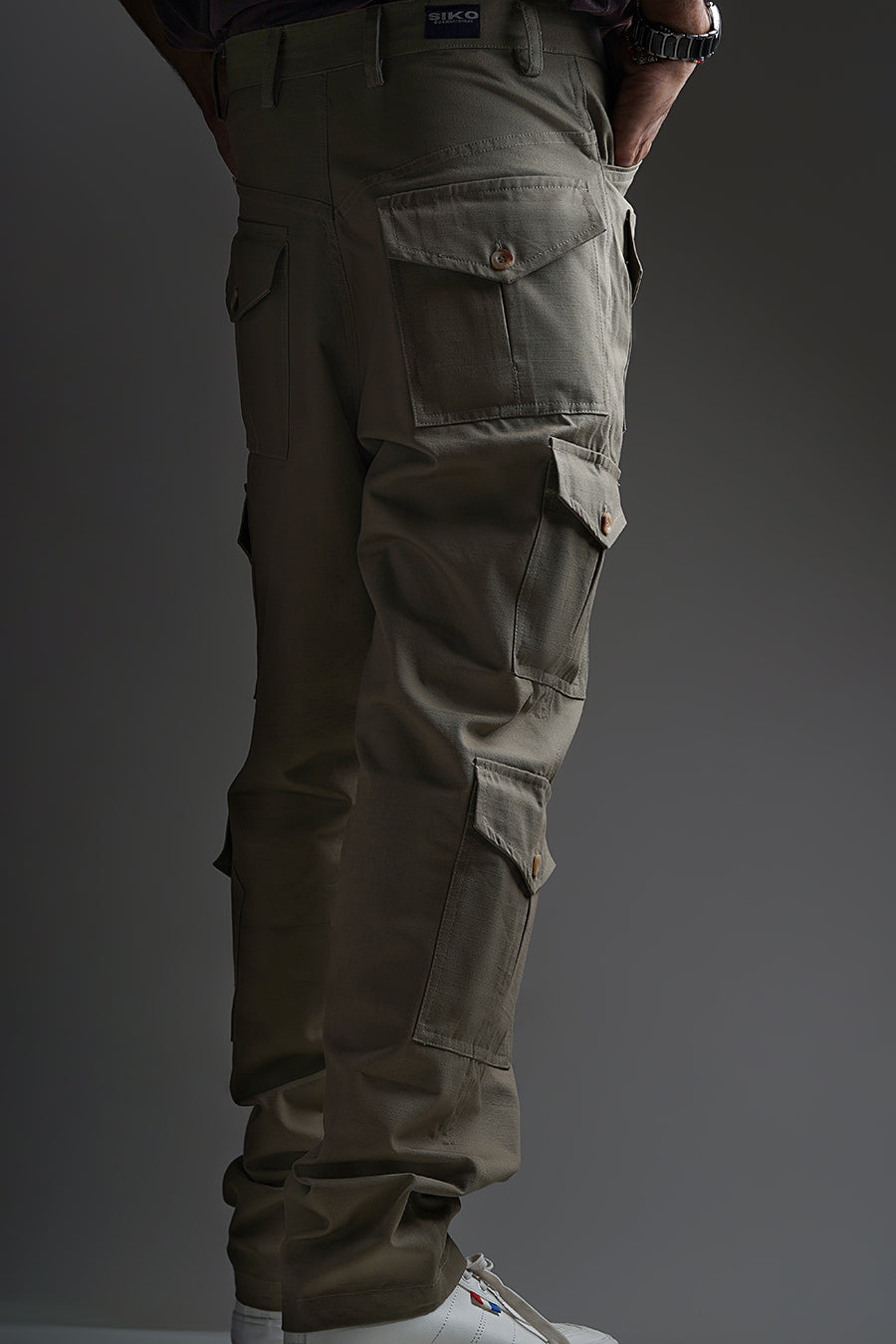 OLIVE GREEN CARGO PANTS